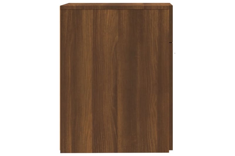 beBasic udtræksskab 20x45,5x60 cm konstrueret træ brun egetræsfarve - Brun - Medicinskabe