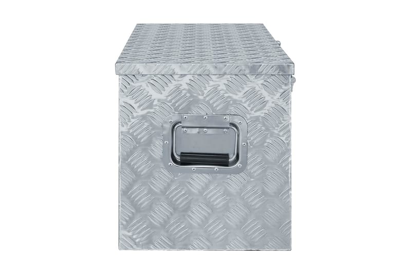 aluminiumskasse 110,5 x 38,5 x 40 cm sølvfarvet - Sølv - Opbevaring - Skab - Skabe - Sikkerhedsskabe - Deponeringsskabe