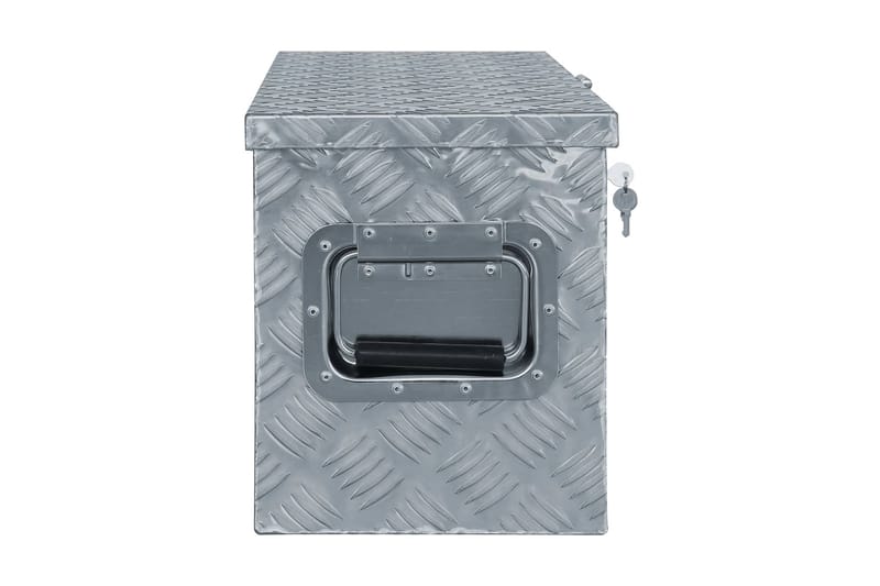 aluminiumskasse 61,5 x 26,5 x 30 cm sølvfarvet - Sølv - Opbevaring - Skab - Skabe - Sikkerhedsskabe - Deponeringsskabe
