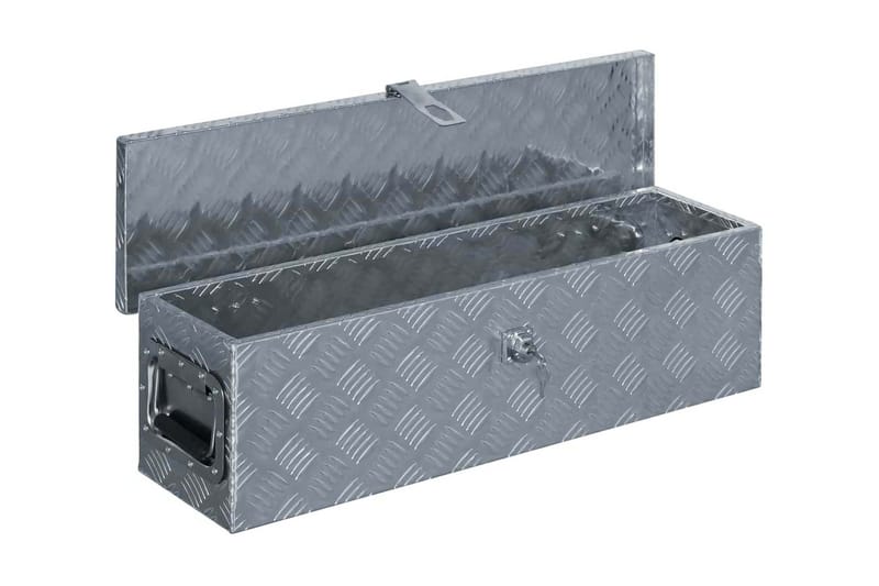 aluminiumskasse 80,5 x 22 x 22 cm sølvfarvet - Sølv - Opbevaring - Skab - Skabe - Sikkerhedsskabe - Deponeringsskabe