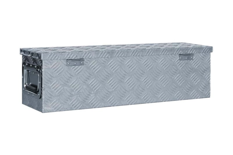 aluminiumskasse 80,5 x 22 x 22 cm sølvfarvet - Sølv - Deponeringsskabe