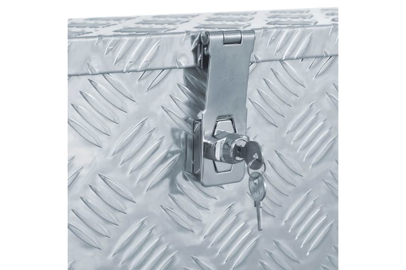 aluminiumskasse 80,5 x 22 x 22 cm sølvfarvet - Sølv - Opbevaring - Skab - Skabe - Sikkerhedsskabe - Deponeringsskabe