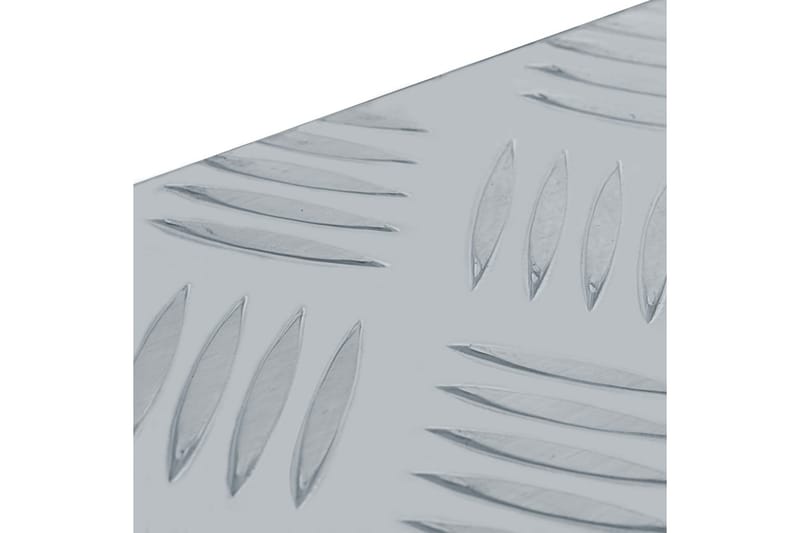 aluminiumskasse 90,5 x 35 x 40 cm sølvfarvet - Sølv - Deponeringsskabe