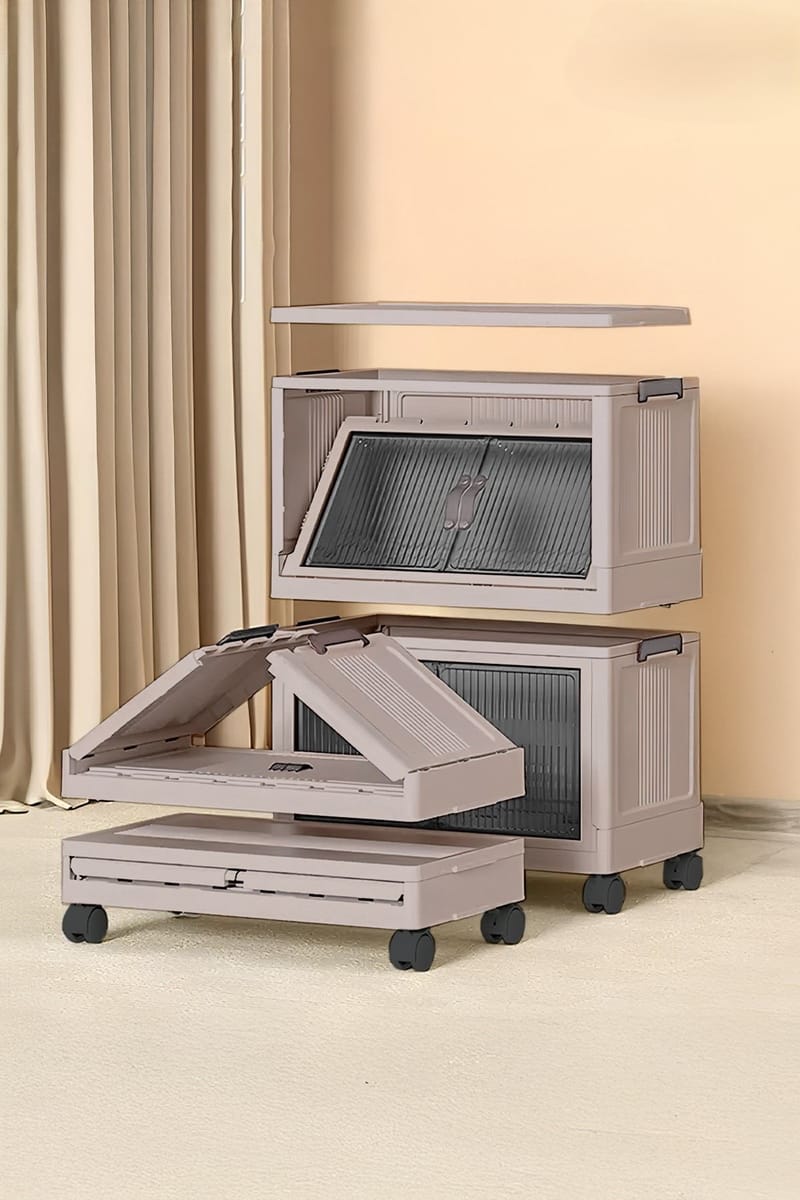 Multifunktionsskab Hanah Home Lavine 67 (32 x 67 x 56 cm) Pulver - Møbler - Børnemøbler - Opbevaring børneværelse - Børneskab