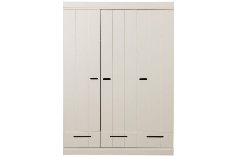 Skab Connect 3-døre - Beige - Opbevaring - Tøjopbevaring - Garderobeskabe - Garderobeskab & klædeskab