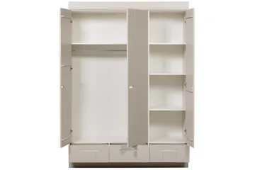 Skab Connect 3-døre - Beige - Opbevaring - Tøjopbevaring - Garderobeskabe - Garderobeskab & klædeskab