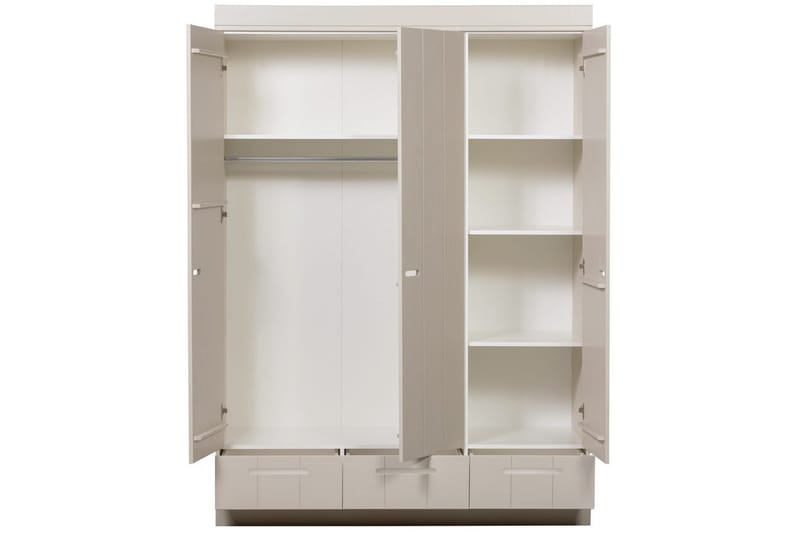 Skab Connect 3-døre - Beige - Opbevaring - Tøjopbevaring - Garderobeskabe - Garderobeskab & klædeskab