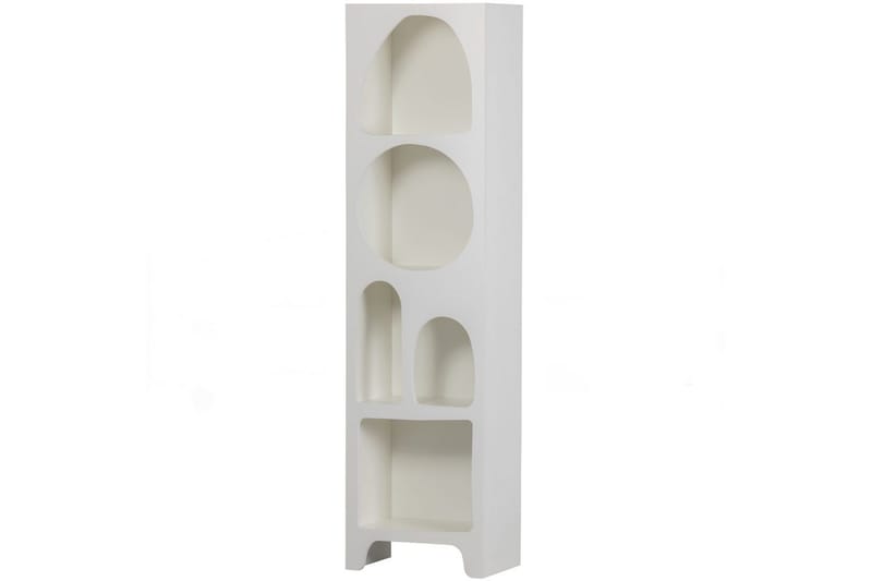 Small Bogreol 47,5 cm i Malet Træ, Hvid