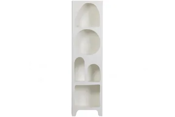 Small Bogreol 47,5 cm i Malet Træ - Hvid - Opbevaring - Hylder & Reoler - Bogreol