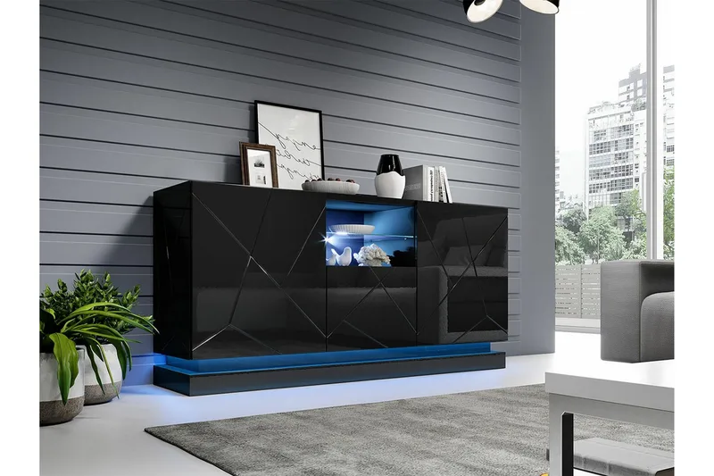Strontian Scandinavian Choice Strontian Highboard Scandinavian Choice Black ...