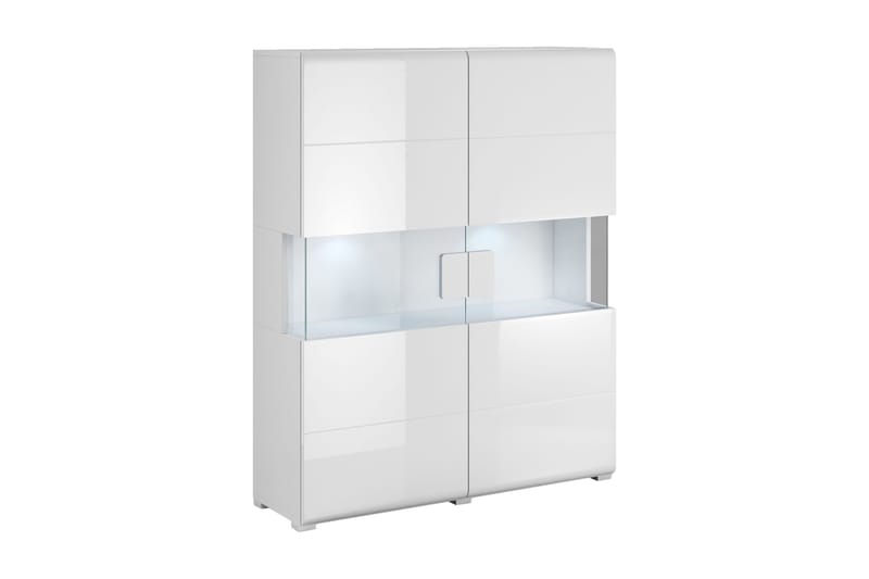 Toreno Highboard 39x122 cm, Hvid