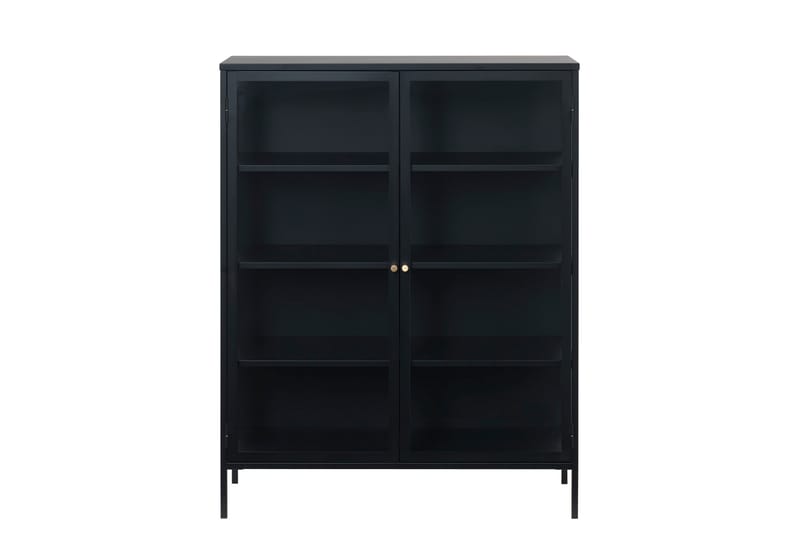 Umbri Highboard 110x140 cm - Sort - Opbevaring - Skab - Skabe
