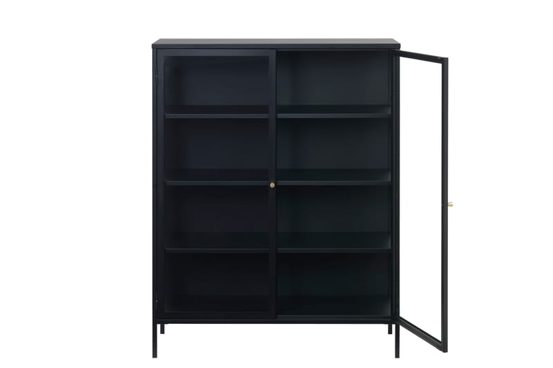 Umbri Highboard 110x140 cm - Sort - Opbevaring - Skab - Skabe