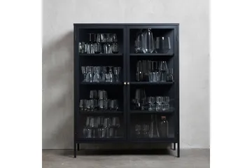 Umbri Highboard 110x140 cm - Sort - Opbevaring - Skab - Skabe