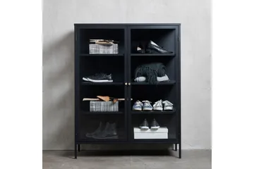 Umbri Highboard 110x140 cm - Sort - Opbevaring - Skab - Skabe