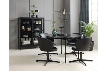 Umbri Highboard 110x140 cm - Sort - Opbevaring - Skab - Skabe