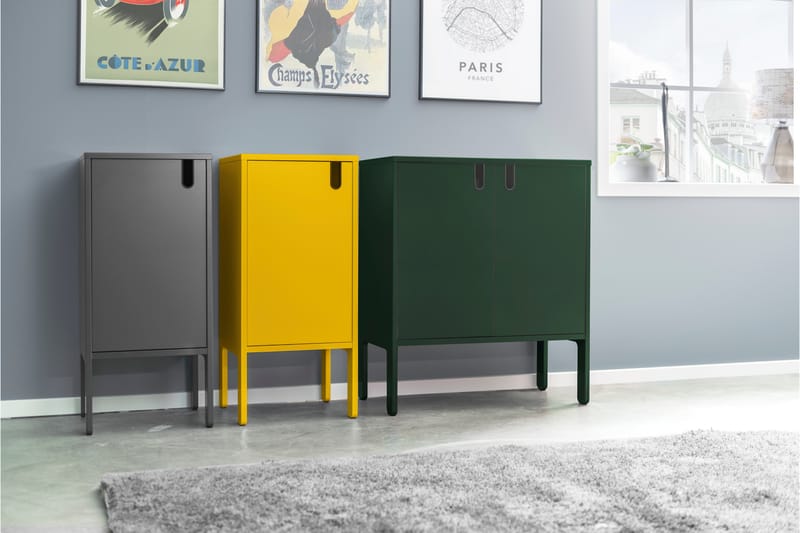 Uno Skab 40x40 cm - Gul - Opbevaring - Skab - Skabe