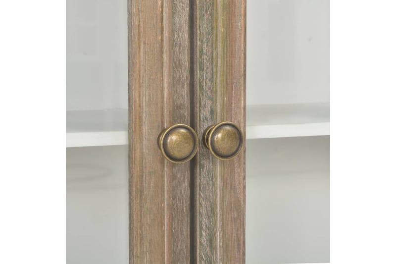 Vægskab 49 X 22 X 59 Cm Massivt Træ Hvid - Hvid - Opbevaring - Skab - Skabe