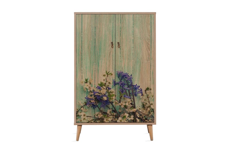 Vellavie Skab 80 cm Kirsebærblomst - Mønstret - Opbevaring - Skab - Skabe