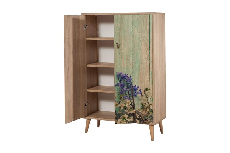 Vellavie Skab 80 cm Kirsebærblomst - Mønstret - Opbevaring - Skab - Skabe
