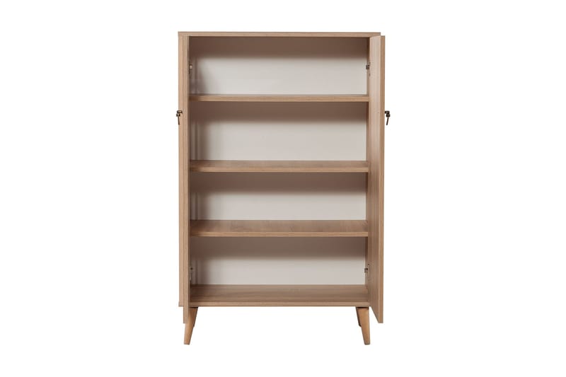 Vellavie Skab 80 cm Vintage - Brun/Rød - Opbevaring - Skab - Skabe