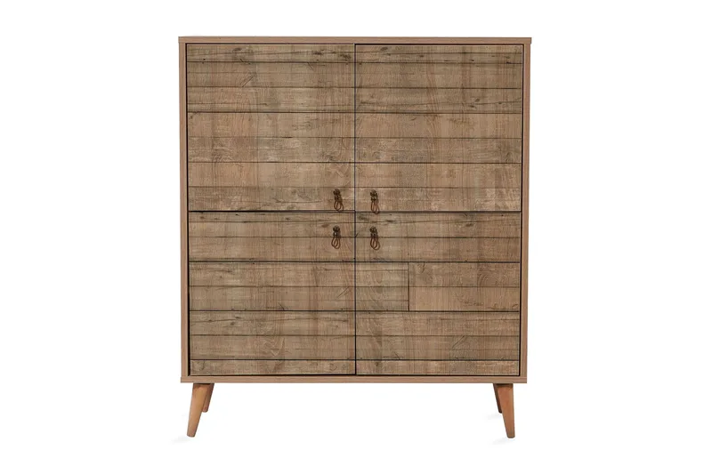 Vellavie Skab 95 cm Træpanel, Brun