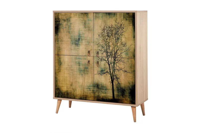 Vellavie Skab 95 cm Træsilhuet, undefined