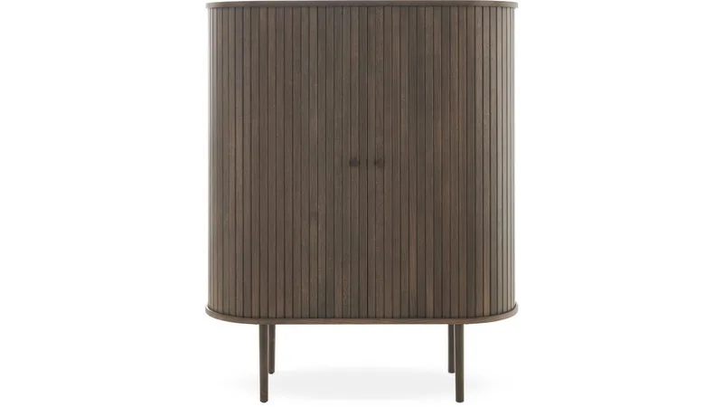 Skab Yngvar 100 cm, Brunlakeret eg