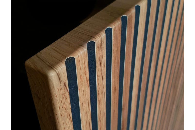 Tenorio Vitrinskåp 104x166 cm - Beige - Opbevaring - Skab - Vitrineskabe