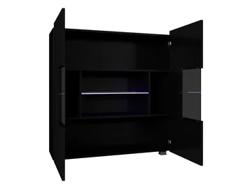 Tessan vitrineskab 100x107 cm - brun - Opbevaring - Skab - Vitrineskabe