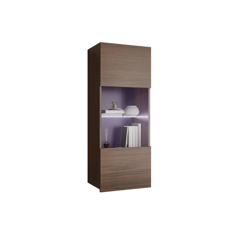 Tessan Vitrineskab 45x117 cm, brun