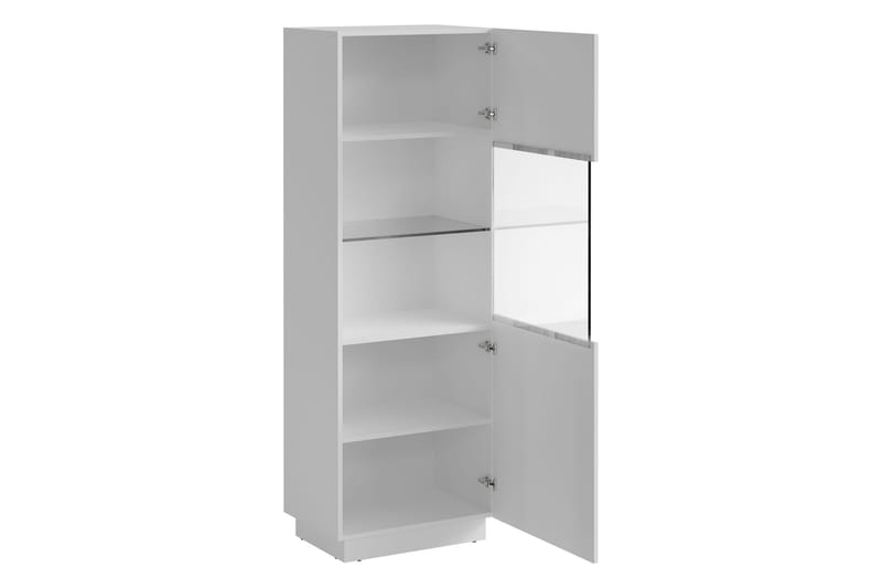 Torvalen Vitrinskåp 60x178 cm - Beige - Opbevaring - Skab - Vitrineskabe