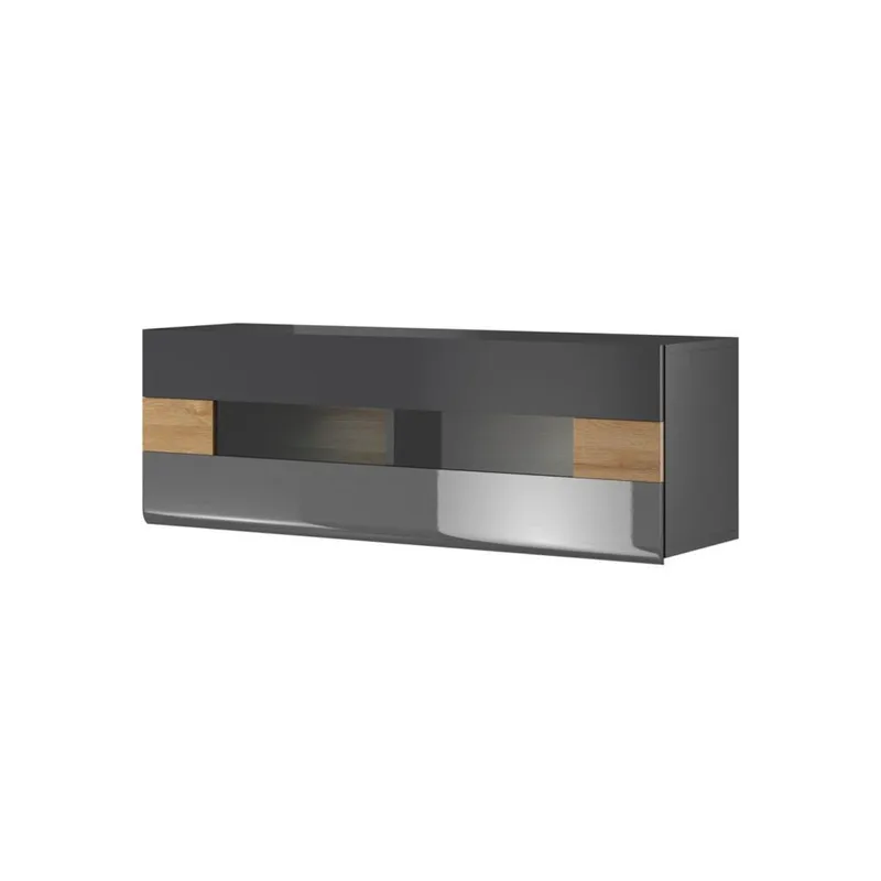 Væghængt Skab Toledo, Antracit laminat - Grandson eg