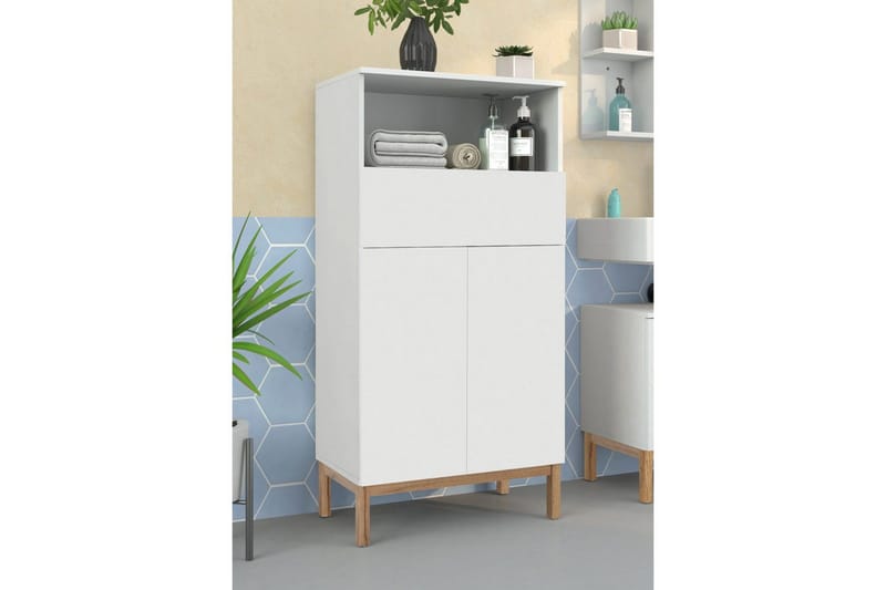 Vægskab Mirza Hvid - Hvid - Hus & renovering - Køkken & bad - Badeværelse - Badeværelsesmøbler - Vægskabe & højskabe