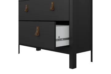 Vallvidera Vitrineskab 78,05x199 cm - Sort - Opbevaring - Skab - Vitrineskabe