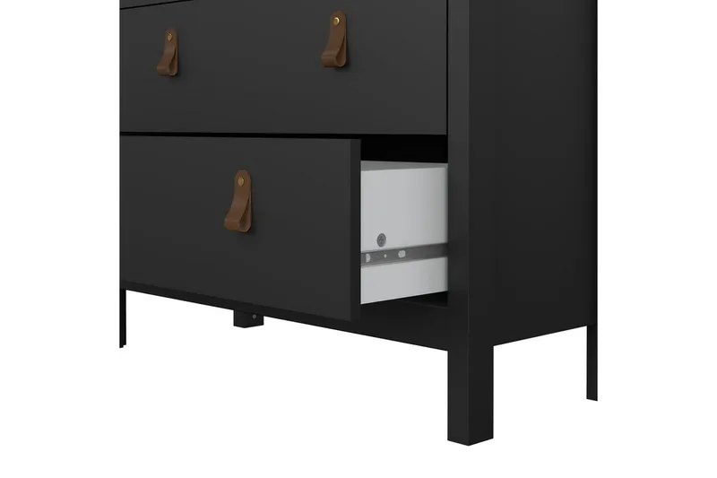 Vallvidera Vitrineskab 78,05x199 cm - Sort - Opbevaring - Skab - Vitrineskabe