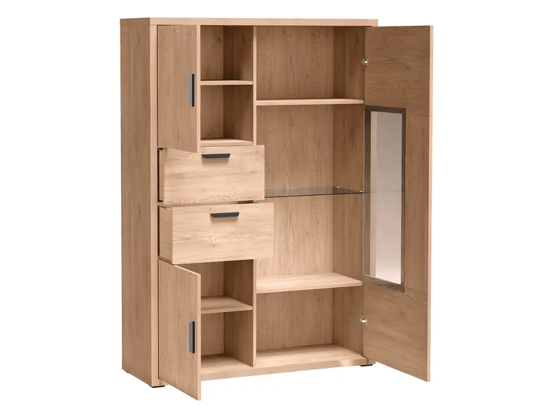 Veyricus Vitrineskab 168 cm - Opbevaring - Skab - Vitrineskabe