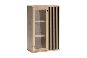Aldbrough Vitrineskab 40,6x131,9x86,4 cm - Træ/Sort - Opbevaring - Skab - Vitrineskabe