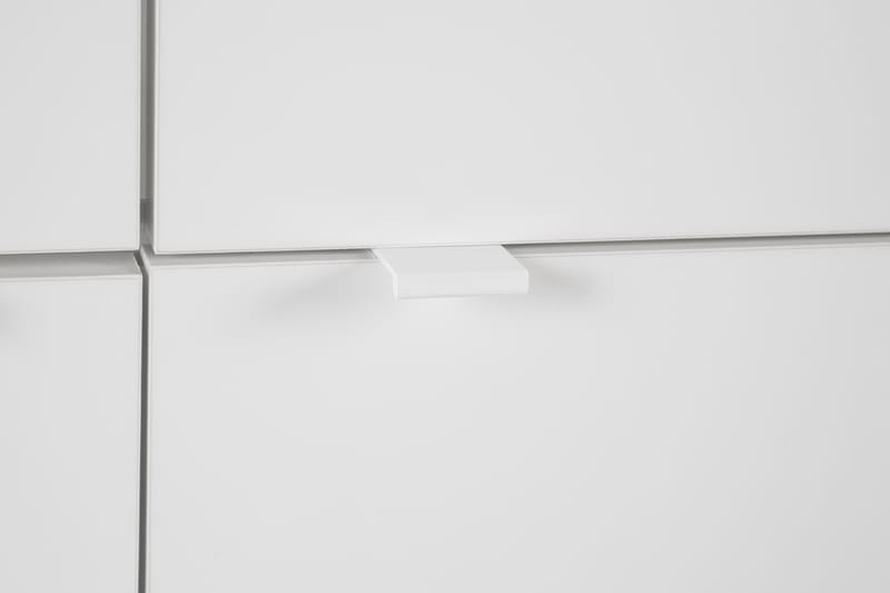 Basic Vitrineskab 102 cm - Hvid - Opbevaring - Skab - Vitrineskabe