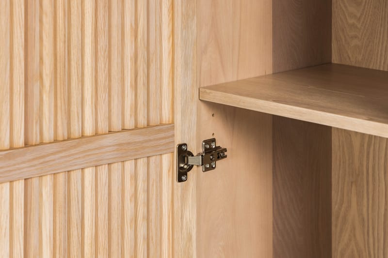 Birino Vitrineskab 95x170 cm - Beige - Opbevaring - Skab - Vitrineskabe