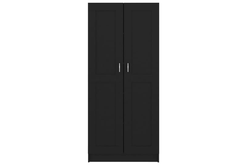 bogskab 82,5x30,5x185,5 cm spånplade sort - Sort - Opbevaring - Skab - Vitrineskabe