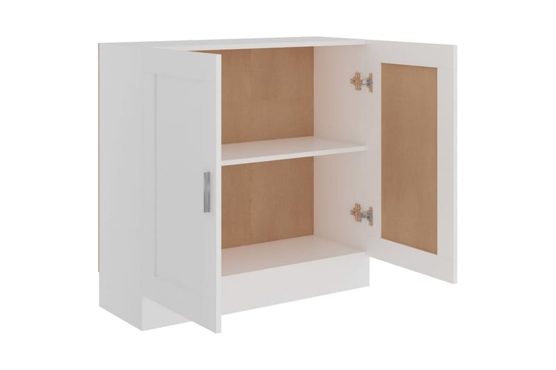 bogskab 82,5x30,5x80 cm spånplade hvid - Hvid - Opbevaring - Skab - Vitrineskabe