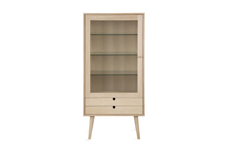 Century Vitrineskab 72 cm - Hvidpigmenteret - Opbevaring - Skab - Vitrineskabe