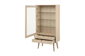 Century Vitrineskab 72 cm - Hvidpigmenteret - Opbevaring - Skab - Vitrineskabe