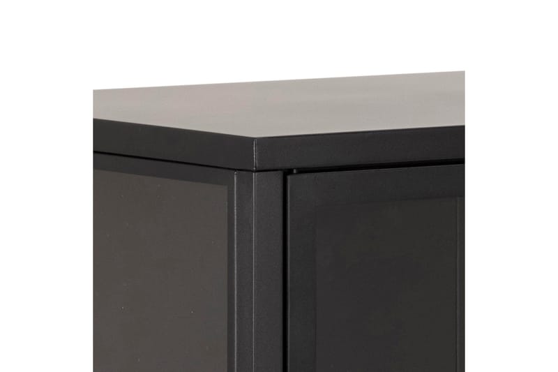 Crabtree Vitrineskab 98,7 cm - Sort - Opbevaring - Skab - Vitrineskabe