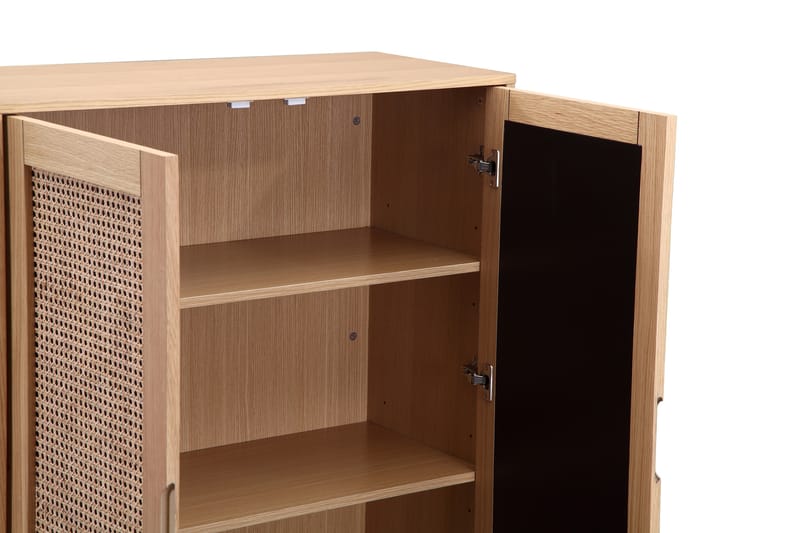Djack Vitrineskab 80 cm - Brun - Opbevaring - Skab - Vitrineskabe