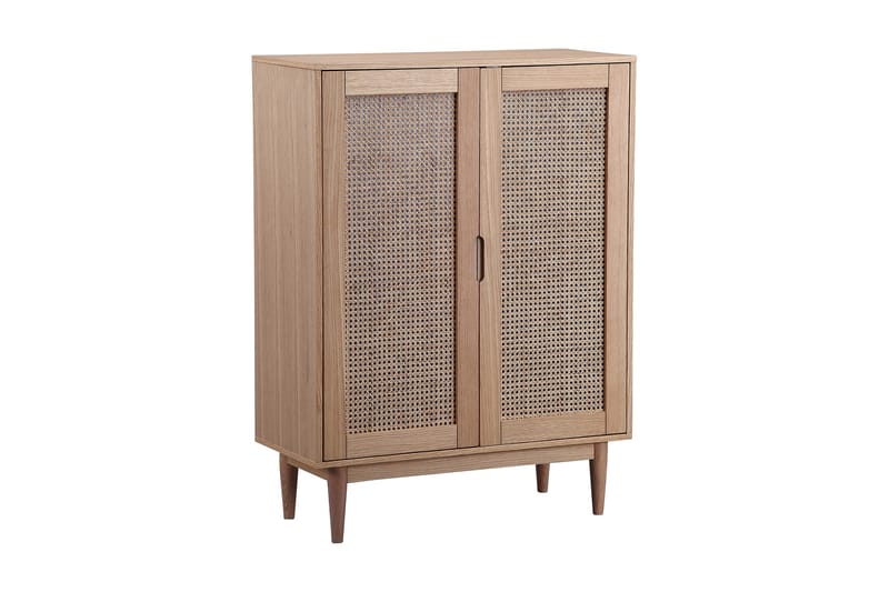 Djack Vitrineskab 80 cm - Brun - Opbevaring - Skab - Vitrineskabe