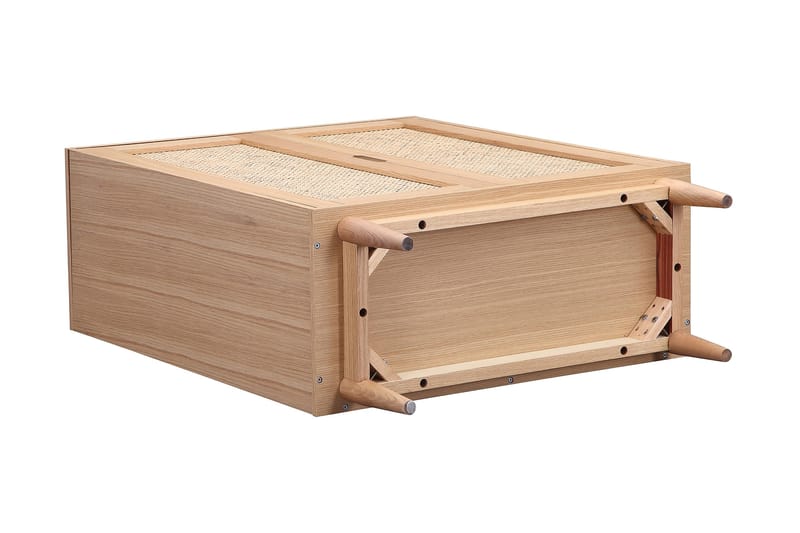 Djack Vitrineskab 80 cm - Brun - Opbevaring - Skab - Vitrineskabe