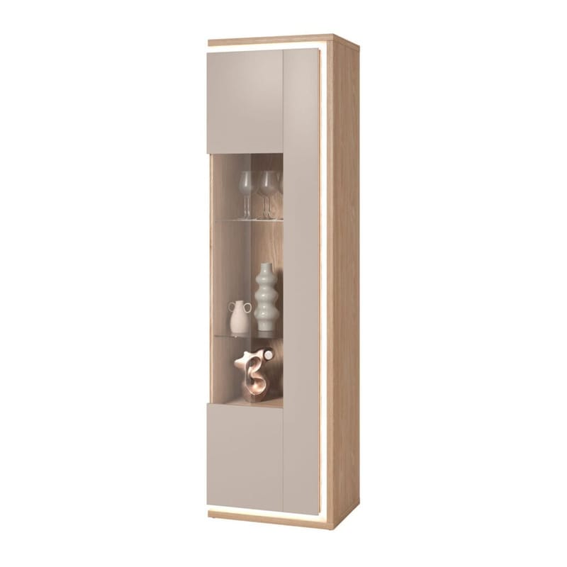 Vitrineskab Dore 1 Dør Højre - Opbevaring - Skab - Vitrineskabe