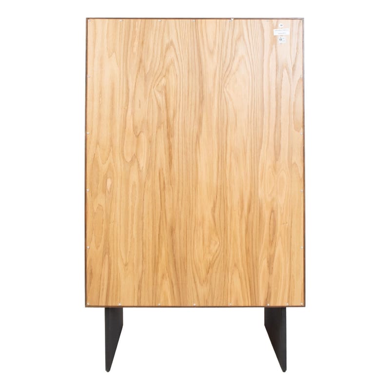 Vitrineskab HOME4YOU Valencia 90x45x160 cm Eg - Brun - Opbevaring - Skab - Vitrineskabe